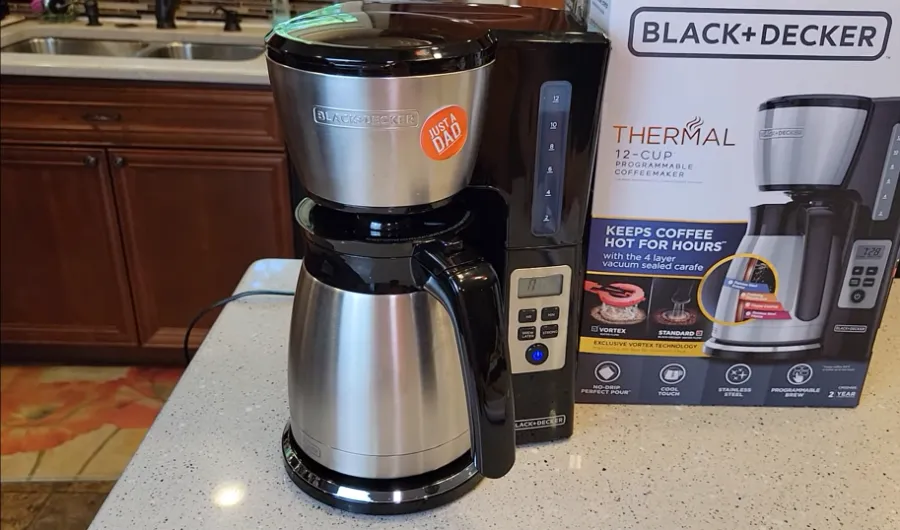 clean black and decker coffee with vinegar