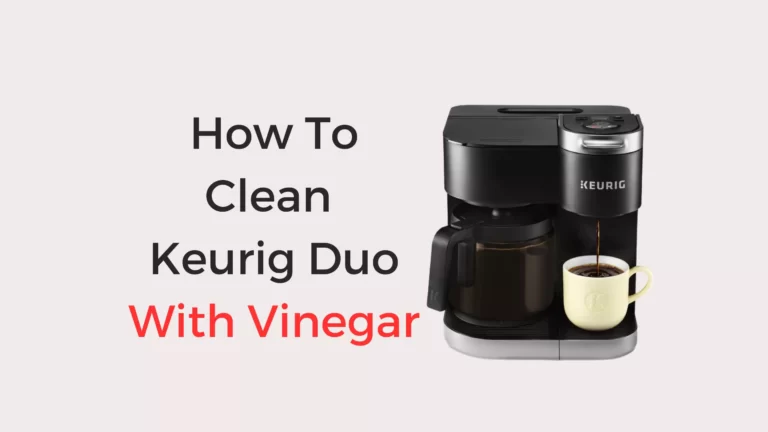How To Clean Keurig Duo With Vinegar In 7 Simple Steps