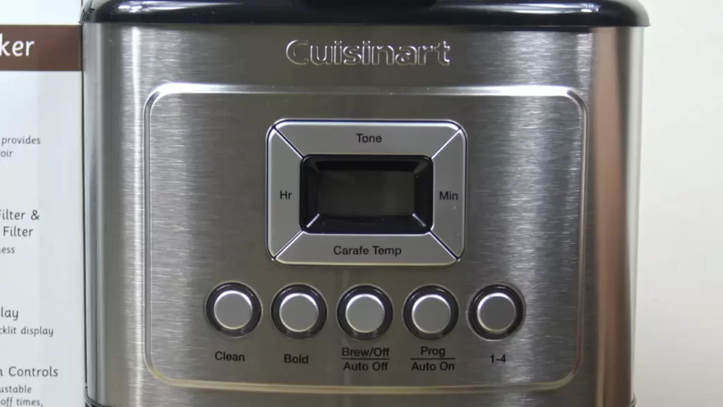 cuisinart coffee maker onoff switch not working