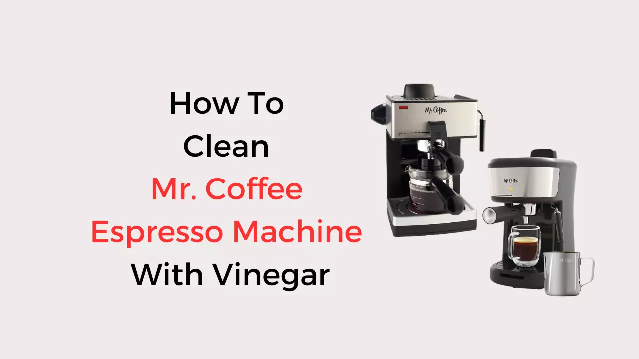 clean mr. coffee espresso machine with vinegar