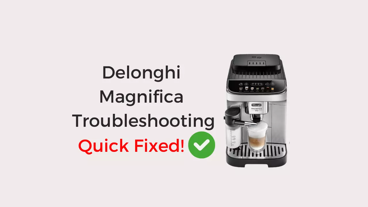 delonghi magnifica troubleshooting
